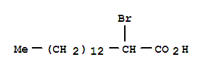 Structure of 2-BROMOPENTADECANOIC ACID