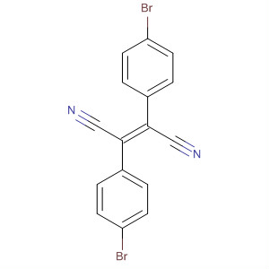 Structure of 2-Butenedinitrile, 2,3-bis(4-bromophenyl)-, (2E)-