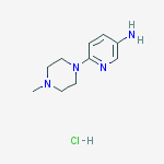 Structure of 6-(4-methylpiperazin-1-yl)pyridin-3-amine,hydrochloride