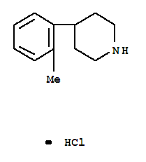 Structure of 4-(2-METHYLPHENYL) PIPERIDINE HYDROCHLORIDE