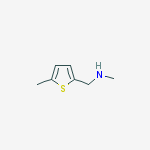 Structure of N-methyl-1-(5-methyl-2-thienyl)methanamine(SALTDATA: HCl)