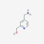 (4-(AMINOMETHYL)PYRIDIN-2-YL)METHANOL结构式
