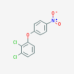 Structure of Benzene, 1,2-dichloro-3-(4-nitrophenoxy)-