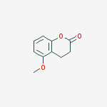 5-Methoxychroman-2-one结构式