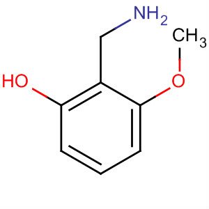 Structure of Phenol, 2-(aminomethyl)-3-methoxy-