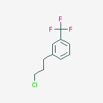 Structure of 1-(3-Chloro-Propyl)-3-Trifluoromethyl-Benzene