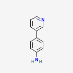 Structure of 4-(3-PYRIDYL)ANILINE