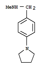 Structure of N-METHYL-N-(4-PYRROLIDIN-1-YLBENZYL)AMINE