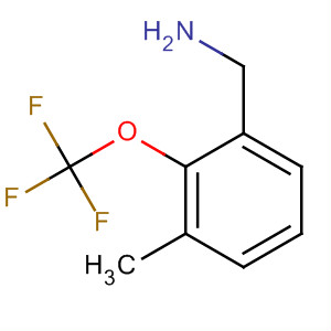 Structure of Benzenemethanamine, N-methyl-2-(trifluoromethoxy)-