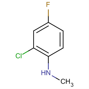 Structure of Benzenamine, 2-chloro-4-fluoro-N-methyl-