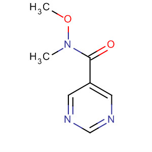 Structure of 5-Pyrimidinecarboxamide, N-methoxy-N-methyl-