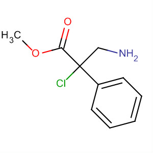 Benzenepropanoic acid, b-amino-2-chloro-, methyl ester结构式