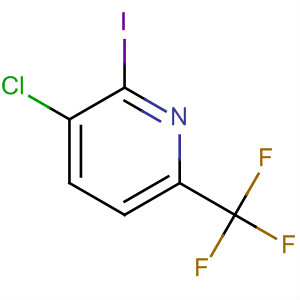 Structure of Pyridine, 3-chloro-2-iodo-6-(trifluoromethyl)-