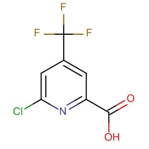 Structure of 2-Pyridinecarboxylic acid, 6-chloro-4-(trifluoromethyl)-