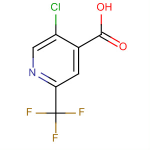 Structure of 4-Pyridinecarboxylic acid, 5-chloro-2-(trifluoromethyl)-