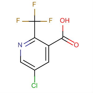 Structure of 3-Pyridinecarboxylic acid, 5-chloro-2-(trifluoromethyl)-