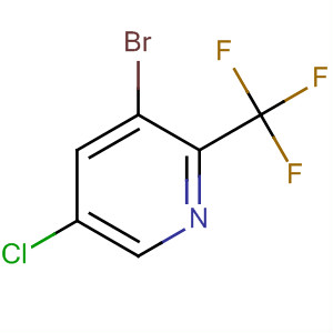 Structure of Pyridine, 3-bromo-5-chloro-2-(trifluoromethyl)-