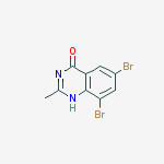 Structure of 6,8-DIBROMO-2-METHYLQUINAZOLIN-4-OL