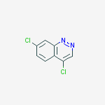 Structure of Cinnoline, 4,7-dichloro-