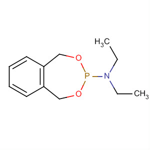 邻亚二甲苯基 N,N-二乙基亚磷酰胺结构式