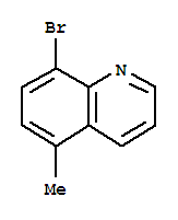 Structure of Quinoline,8-bromo-5-methyl-