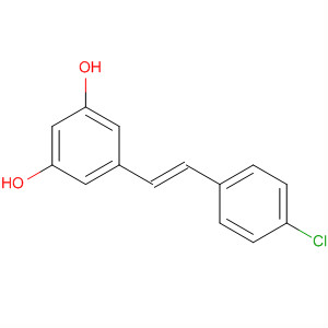 4'-氯代白藜芦醇结构式