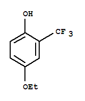Phenol,4-ethoxy-2-(trifluoromethyl)-结构式