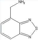 Chemical structure of 2,1,3-BENZOTHIADIAZOL-4-YLMETHYLAMINE,97%