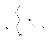 Structure of 2-(Formylamino)butanoic acid