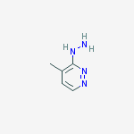 3-hydrazinyl-4-methylpyridazine结构式