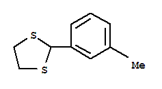 Chemical structure of 1,3-DITHIOLANE, 2-(m-TOLYL)-