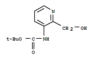 Structure of (2-HYDROXYMETHYL-PYRIDIN-3-YL)-CARBAMIC ACID TERT-BUTYL ESTER