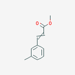 Structure of 2-Propenoic acid, 3-(3-methylphenyl)-, methyl ester