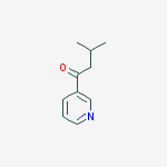 3-METHYL-1-(3-PYRIDINYL)-1-BUTANONE结构式