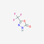 Structure of 1,3,4-Oxadiazol-2(3H)-one, 5-(trifluoromethyl)-