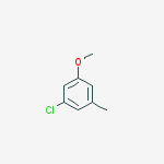 Structure of 1-CHLORO-3-METHOXY-5-METHYLBENZENE