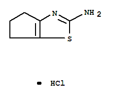 2-氨基-5,6-二氢-4H-环戊并噻唑盐酸盐结构式