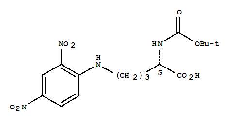 Structure of BOC-ORN(DNP)-OH