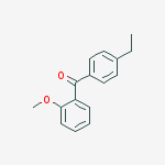 Structure of 4-ETHYL-2-METHOXYBENZOPHENONE