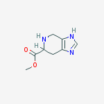 Structure of methyl 4,5,6,7-tetrahydro-1H-imidazo[4,5-c]pyridine-6-carboxylate