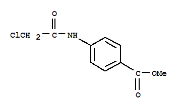 Structure of 4-(2-Chloro-acetylamino)-benzoic acid methyl ester