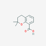2,2-dimethylchroman-8-carboxylic acid结构式
