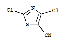 Structure of 2,4-DICHLORO-5-CYANOTHIAZOLE