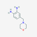 Structure of 1,2-Benzenediamine, 4-(4-morpholinylmethyl)-