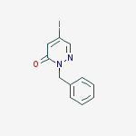 Structure of 2-benzyl-5-iodopyridazin-3-one