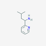 Structure of 3-METHYL-1-(PYRIDIN-2-YL)BUTAN-1-AMINE
