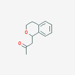 Structure of 2-Propanone, 1-(3,4-dihydro-1H-2-benzopyran-1-yl)-