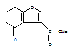 Structure of METHYL 4-OXO-4,5,6,7-TETRAHYDRO-1-BENZOFURAN-3-CARBOXYLATE