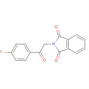Structure of 1H-Isoindole-1,3(2H)-dione, 2-[2-(4-fluorophenyl)-2-oxoethyl]-