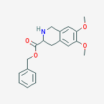 Structure of Benzyl 6,7-dimethoxy-1,2,3,4-tetrahydroisoquinoline-3-carboxylate